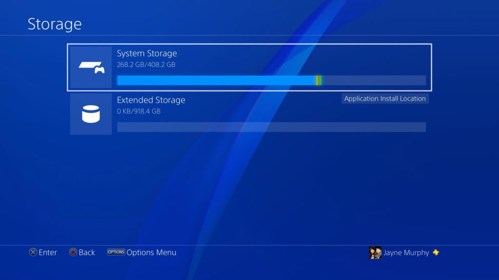 PS4 update