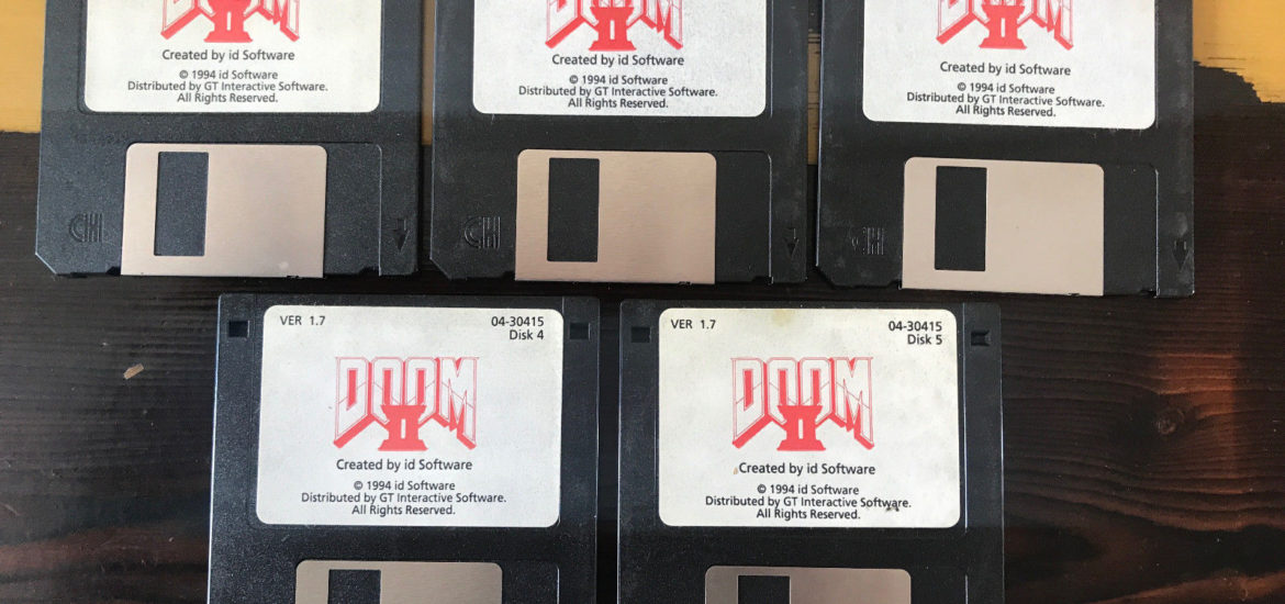 Doom 2 floppy disks