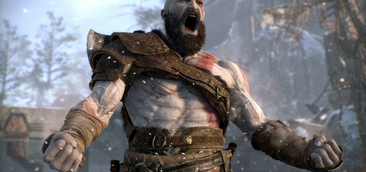 Kratos God of War Rage Angry