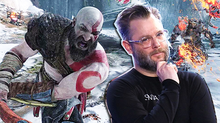 God of War Cory Barlog pose