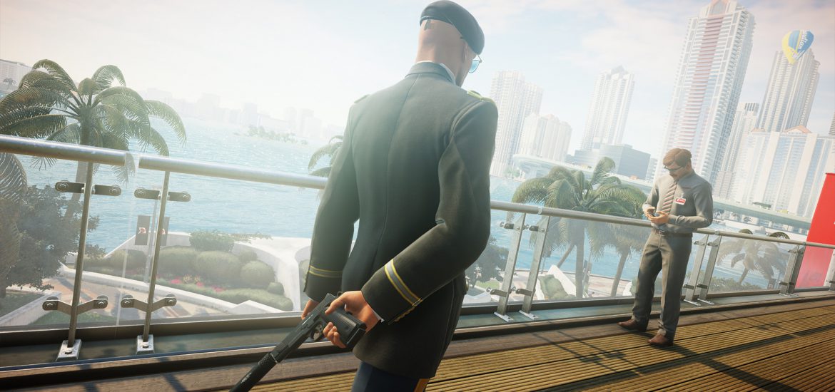 Hitman 2, kale agent in uniform silencer Miami