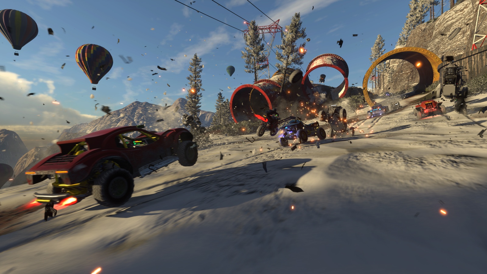 onrush review explosion snow