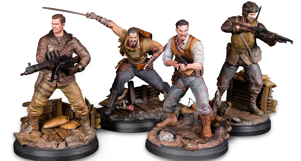 Call of Duty statues zombies black ops