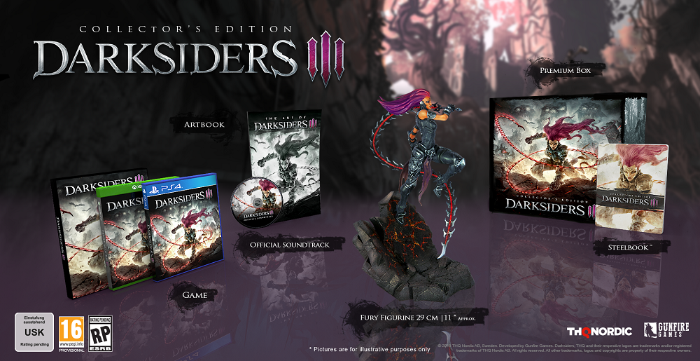 darksiders III collector's edition figurine