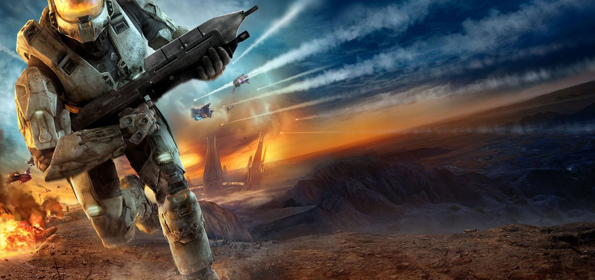 Halo tv master chief running explosion