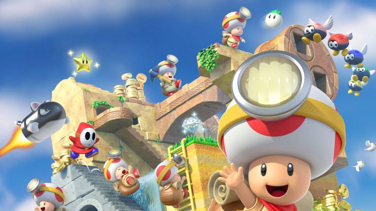 Captain Toad: Treasure Tracker artwork hello