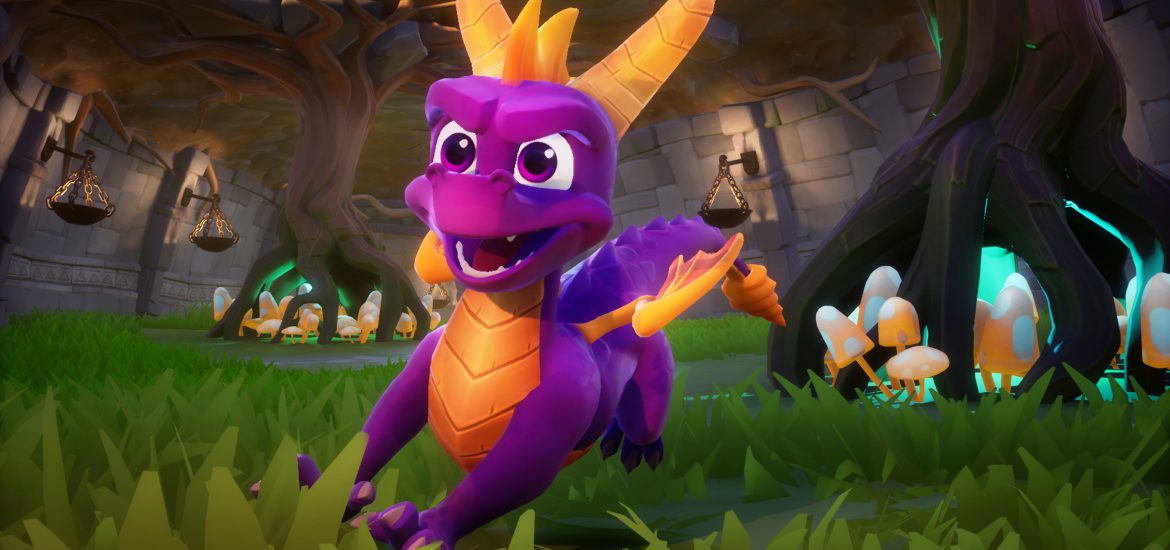 spyro trilogy running dragon