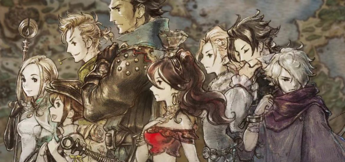 octopath traveller review keyart