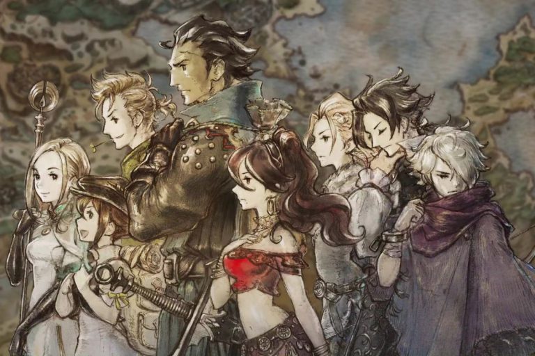octopath traveller review keyart