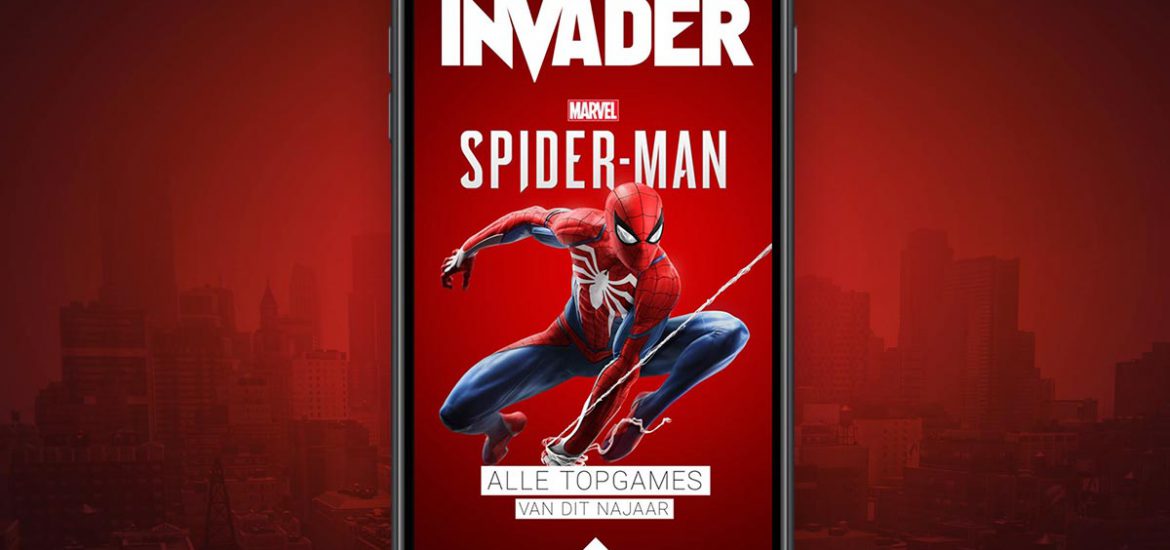 Invader spider-man cover