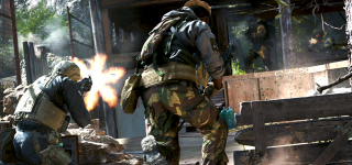 modern warfare gunfight