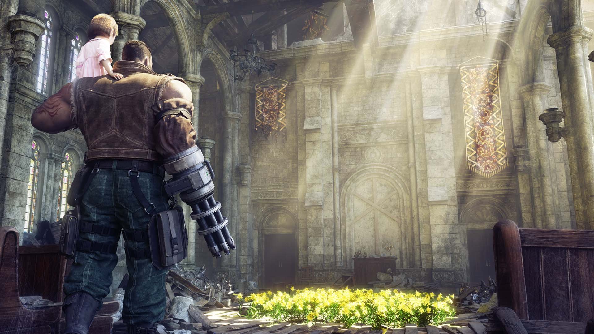 final fantasy vii remake art barret marlene.original