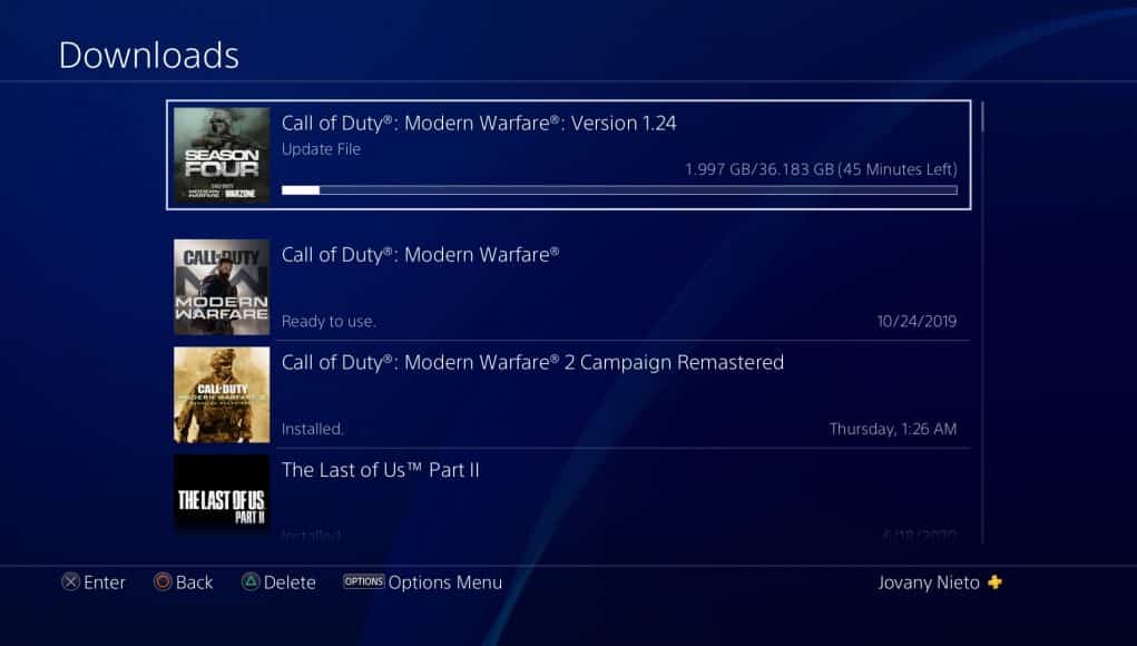 COD update