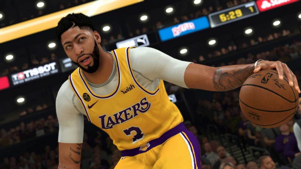 nba 2k21 cg anthony davis dribbling