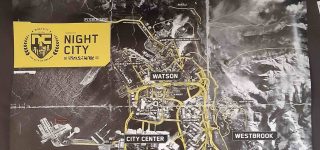 cyberpunk 2077 world map