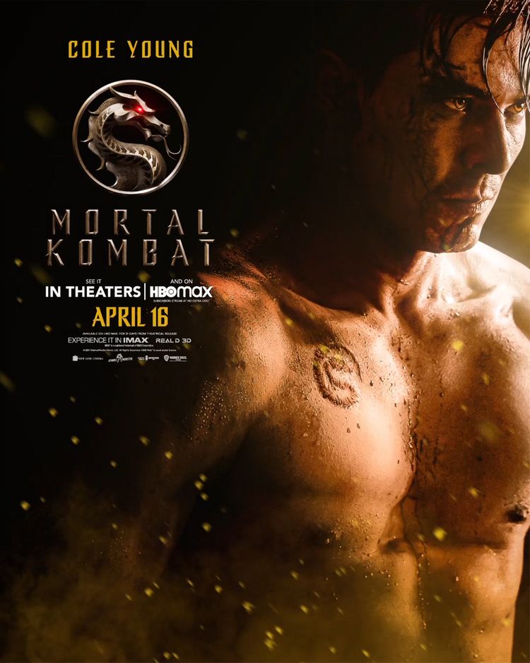 mortal kombat character poster cole young