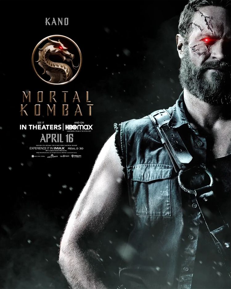 mortal kombat character poster kano