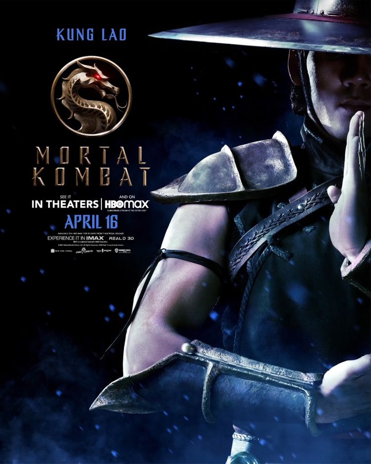 mortal kombat character poster kung lao