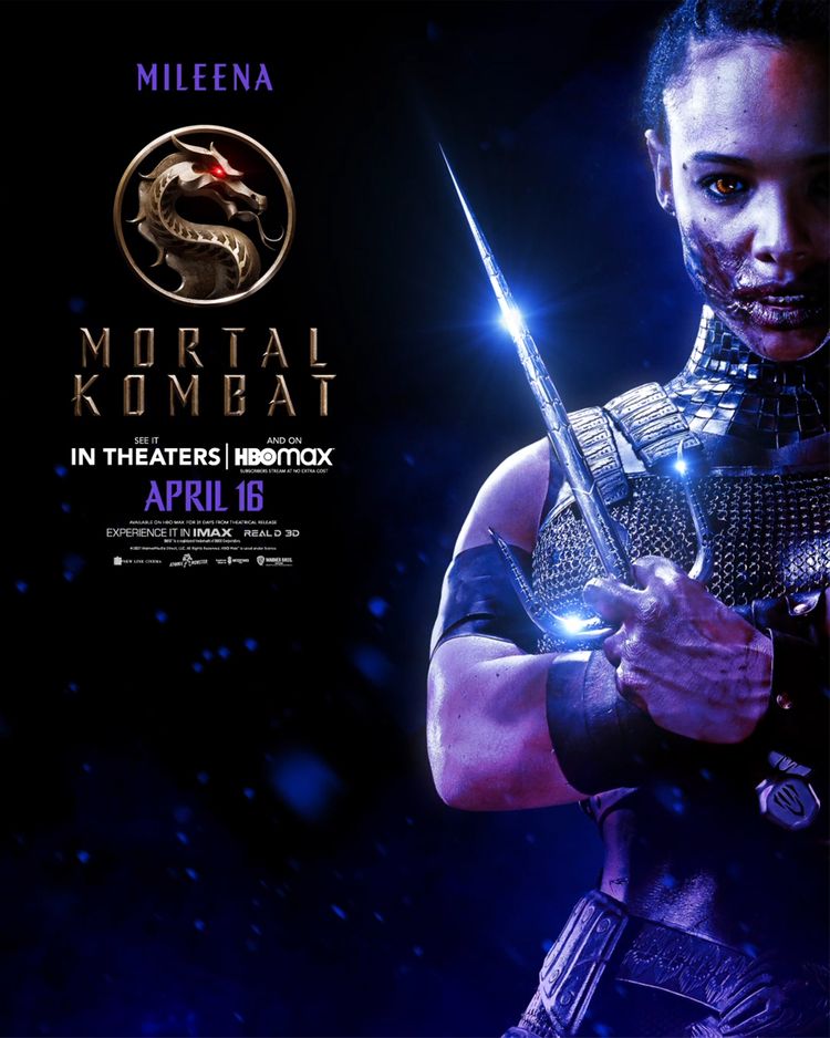 mortal kombat character poster mileena