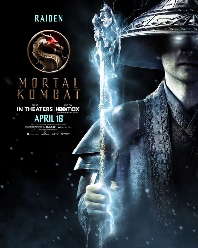 mortal kombat character poster raiden