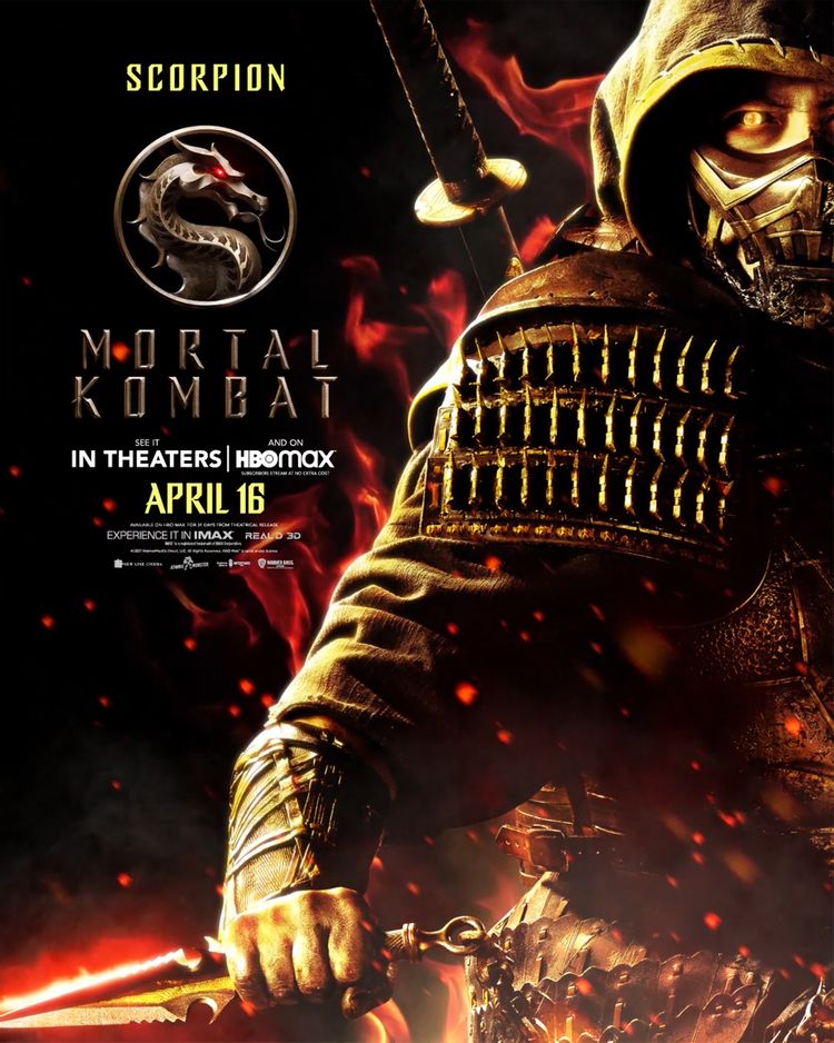 mortal kombat character poster scorpion
