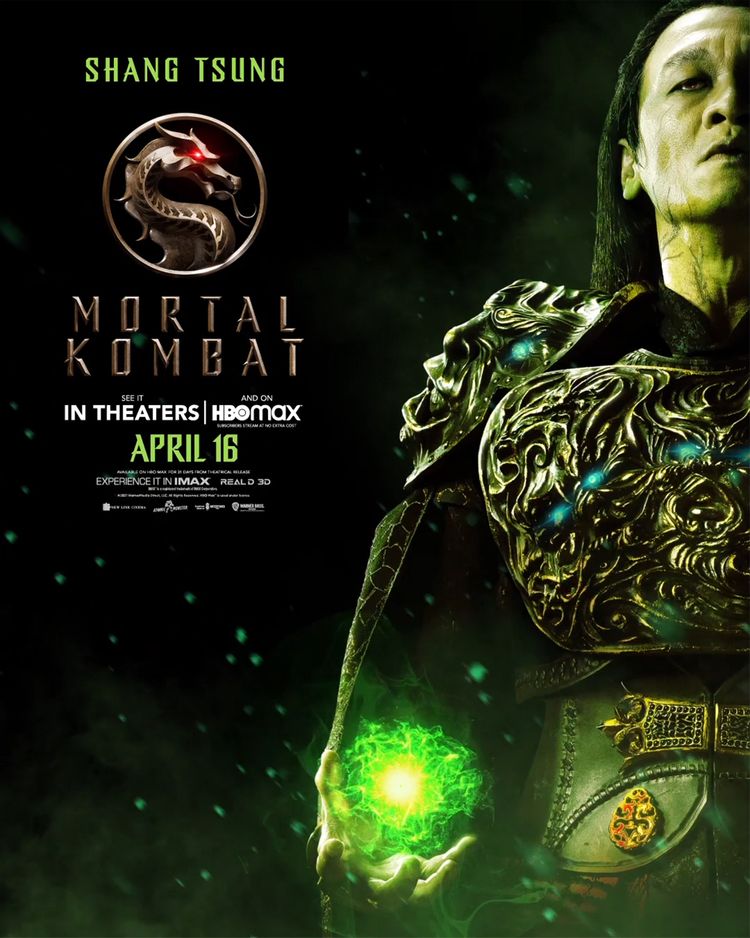 mortal kombat character poster shang tsung
