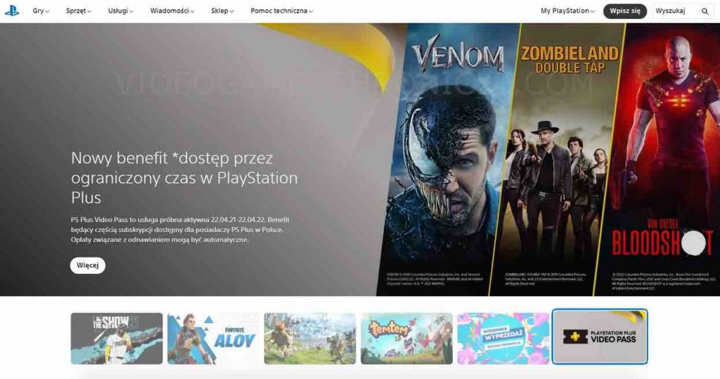 PlayStation Plus video pass