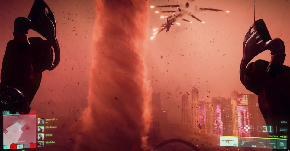 Battlefield 2042 Gameplay Hourglass Map Tornado