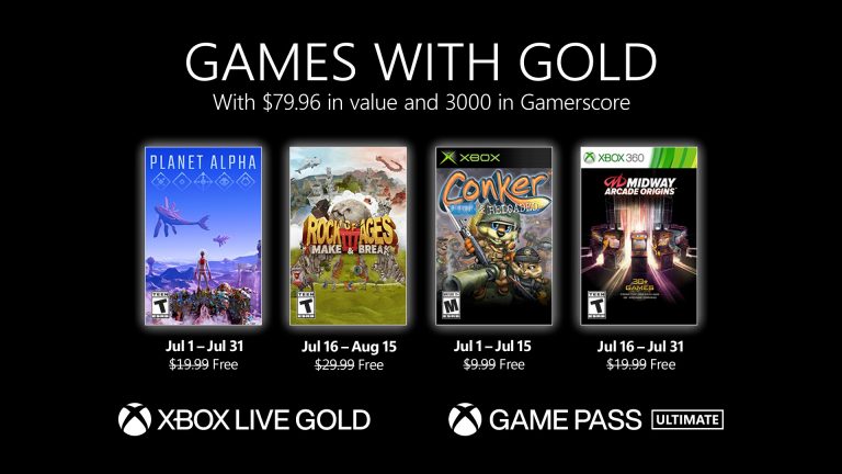 Games with Gold juli