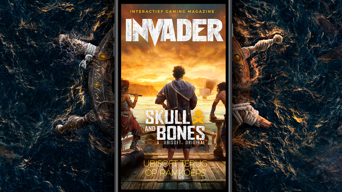 Skull and bones cover Invader Magazine