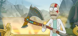 GoW Rick and Morty