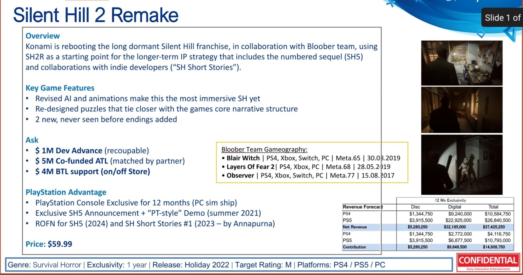 SH2 Remake slide