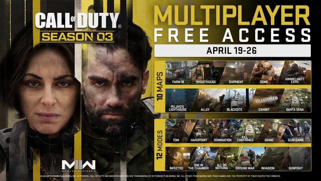 MWII SEASON 03 FREE ACCESS TOUT