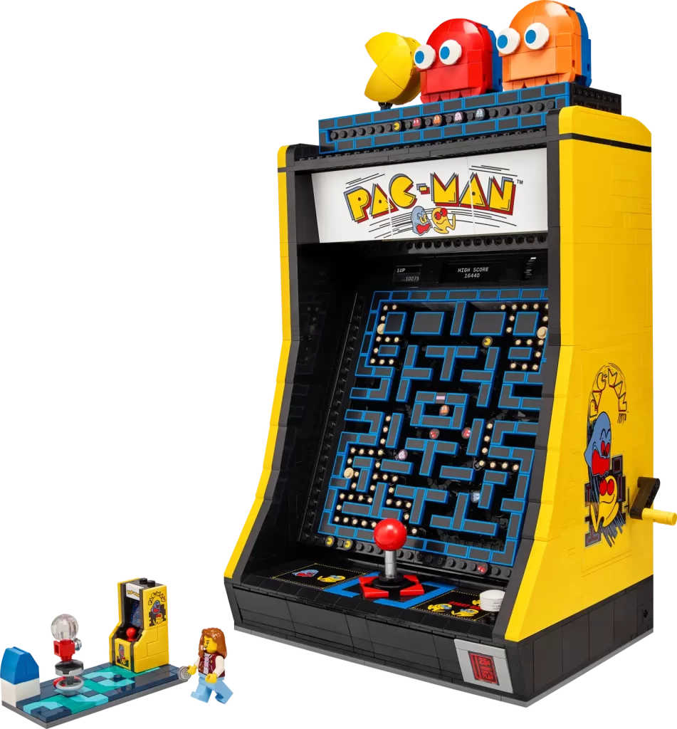 lego pac man set clean