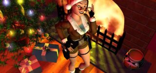 Lara Croft christmas