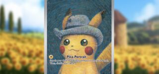 pikachu van gogh card