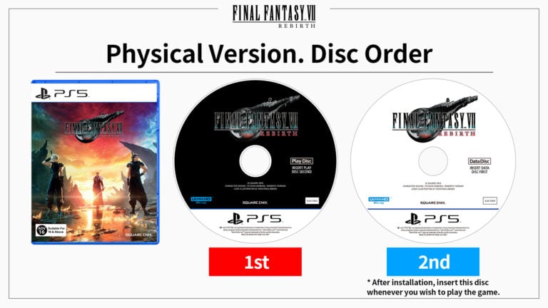 FF7R Disc wrong label