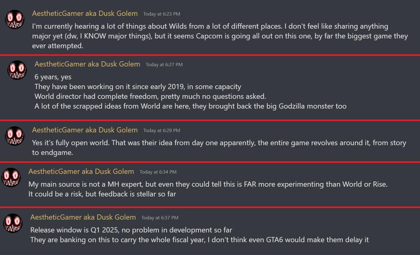 Dusk Golem leak