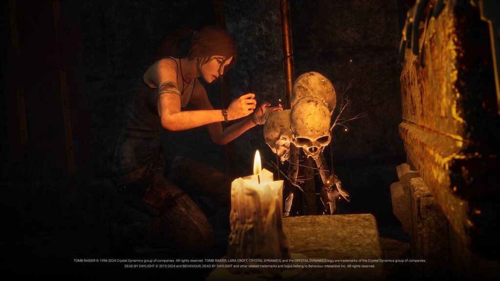 Dead by daylight lara croft 3