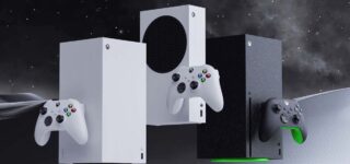 Xbox Series console galaxy black