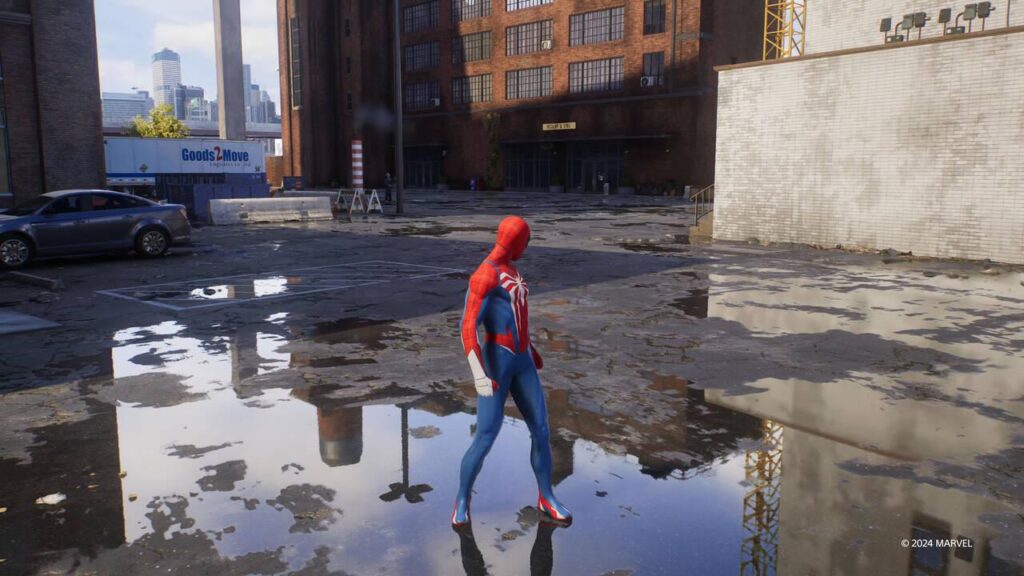 PS5 Pro ray tracing spider man 2