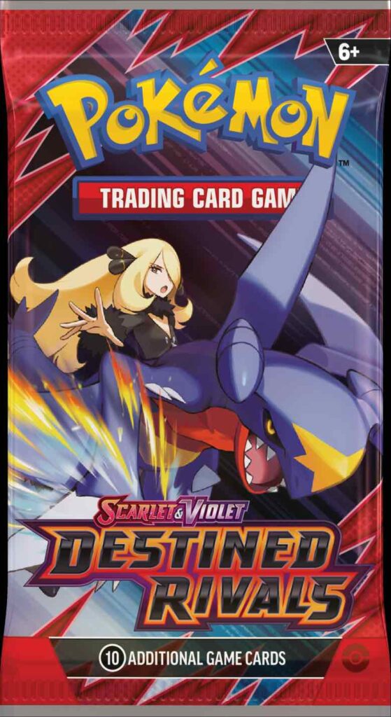 Pokemon TCG Scarlet Violet—Destined Rivals Booster Wraps Cynthia Garchomp