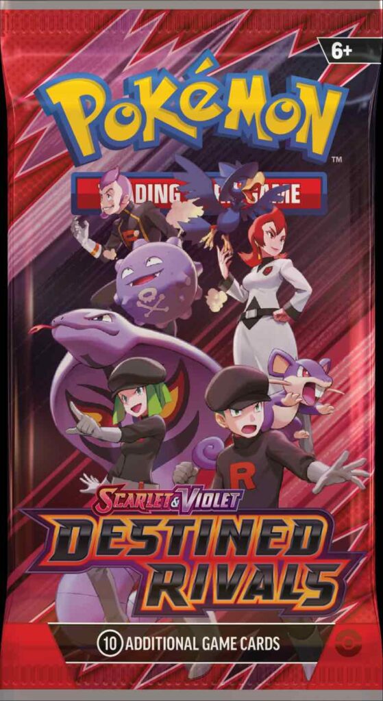 Pokemon TCG Scarlet Violet—Destined Rivals Booster Wraps Team Rocket