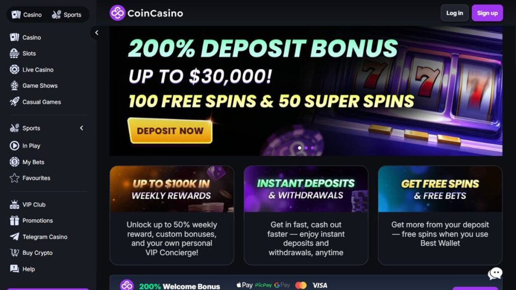 CoinCasino – beste online casino nederland startpagina met welkomstbonus