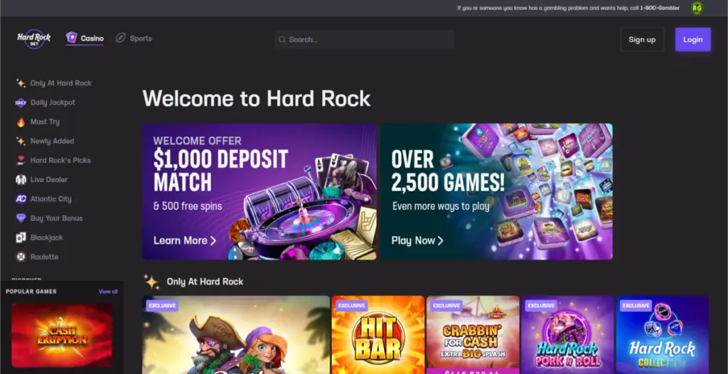 Hard Rock Casino - Beste goksites Nederland startpagina