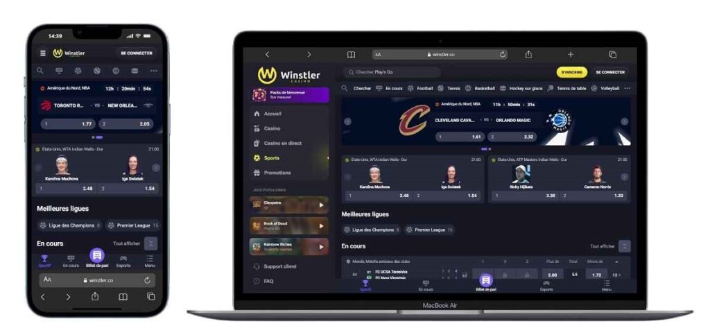Winstler Site de paris sportif legal en Belgique pour les high rollers