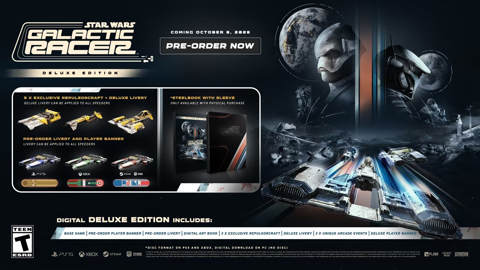 Star Wars Galactic Racer Deluxe Edition