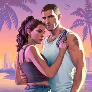 Lucia's Nipper .38 pistool op de GTA 6 coverart
