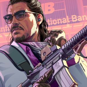 Raul Bautista met Lance Vance-achtige outfit op de GTA 6 coverart