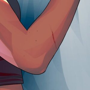 Zichtbare littekens op Lucia's hand in de GTA 6 coverart